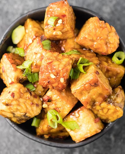 Low FODMAP Maple-Soy Glazed Tempeh