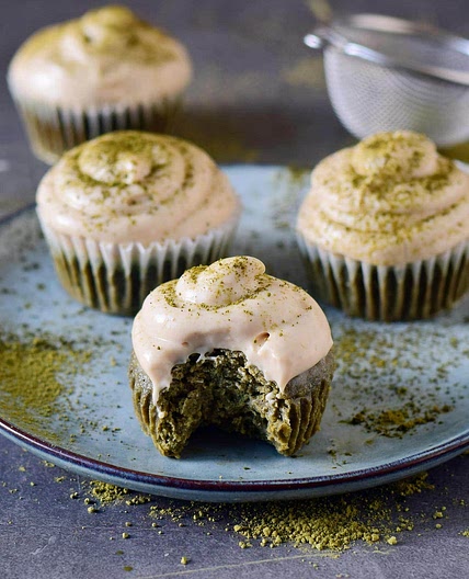 Vegan Matcha Cupcakes