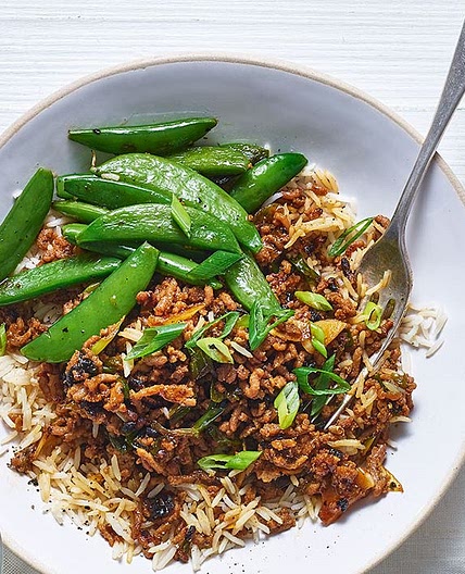 Crispy pork rice bowl