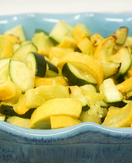 Air Fryer Zucchini and Yellow Squash