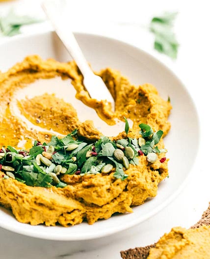 Carrot, Walnut & Red Lentil Hummus
