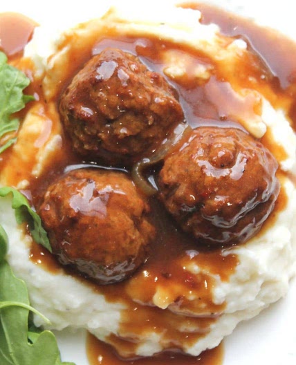 Meatballs and Gravy Instant Pot or Stovetop