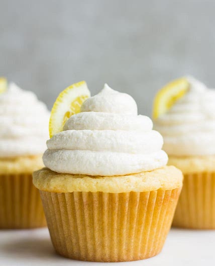 1 Bowl Vegan Lemon Cupcakes