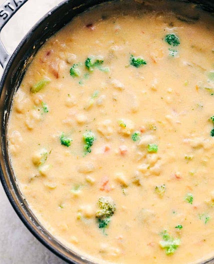 Cheesy Vegetable Soup