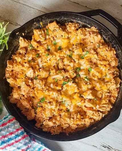 Cheesy Chicken And Rice