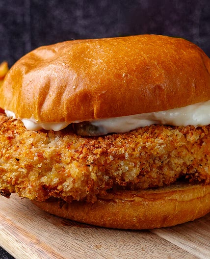 Air Fryer Crispy Chicken Sandwich