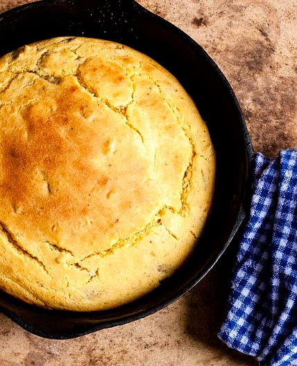 Hatch green chile cornbread