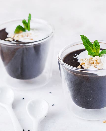 Black Sesame Pudding