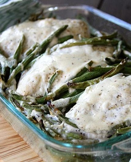 Roasted Garlic Ranch Chicken Bake