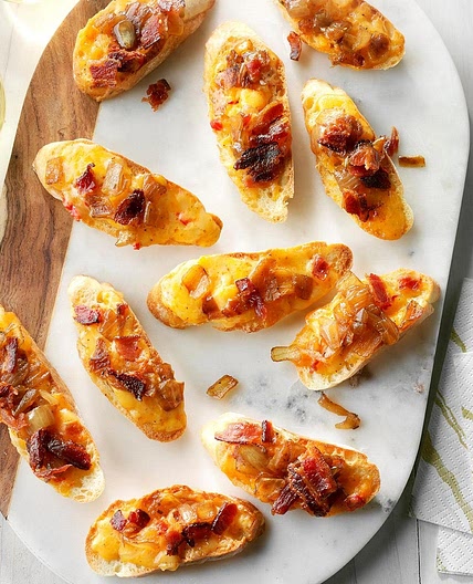 Smoked Pimiento Cheese Crostini