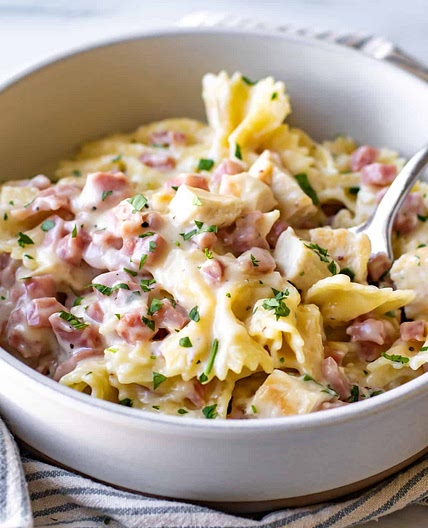 Chicken Cordon Bleu Pasta