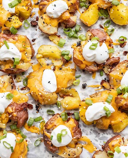 Loaded Smashed Potatoes