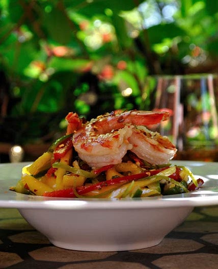 Spicy Mango Sprimp Salad