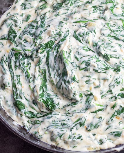 Steakhouse Creamed Spinach