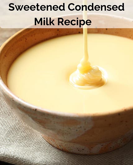 How to Make Homemade Sweetened Condensed Milk Recipe