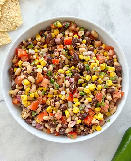 Cowboy Caviar Recipe with Homemade Dressing