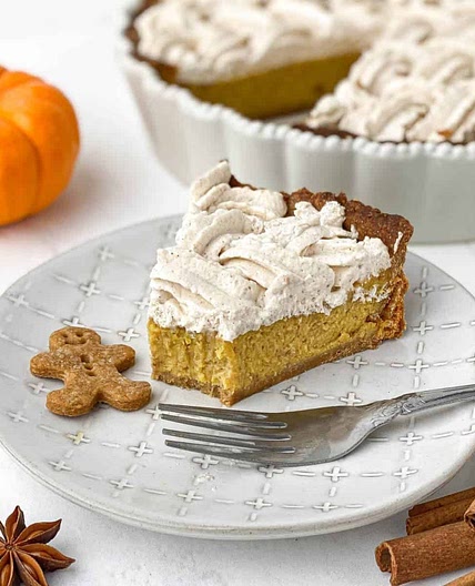 Gingerbread Pumpkin Pie