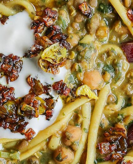 Aush - Persian Bean & Noodle Soup