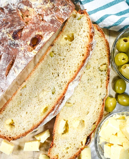 Olive Cheese Bread