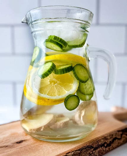 Cucumber Lemon Ginger Water