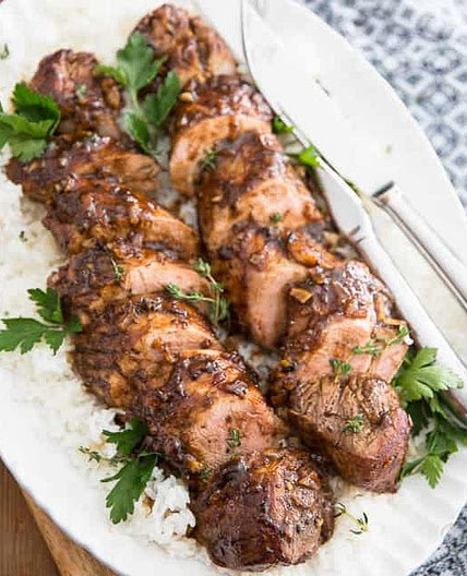 Maple Balsamic Pork Tenderloin