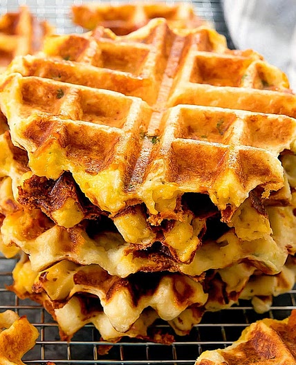 Mashed Potato Waffles