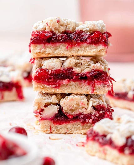 Cranberry Crumble Bars