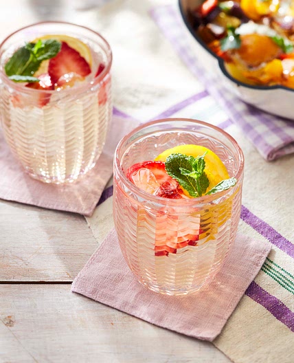 Fresh Mint and Lemon Iced Tea