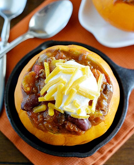 Spicy Slow Cooker Pumpkin Chili
