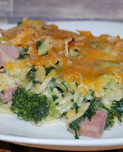 Ham, Broccoli and Orzo Casserole