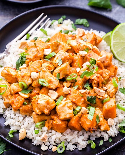 Skillet Thai Chicken and Sweet Potato Curry