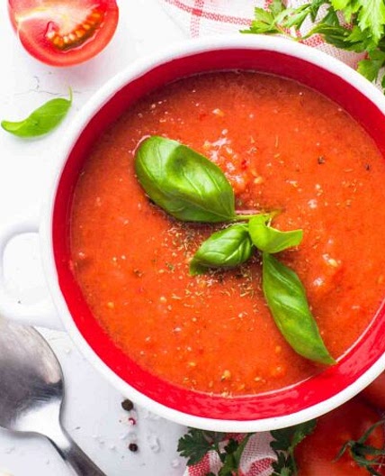 Tomato Soup with Canned Tomatoes (Flavorful!)