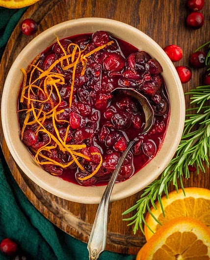Homemade Orange Cranberry Sauce