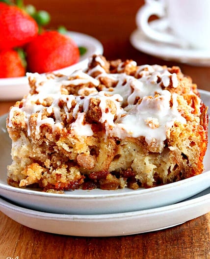 Cinnamon Roll French Toast Casserole {Gluten-Free, Dairy-Free Option}
