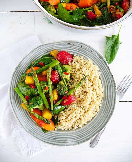 Lemon-Ginger Vegetable Stir Fry Sauce