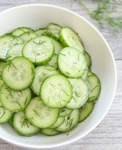 Sweet and Sour Dill Cucumber Salad
