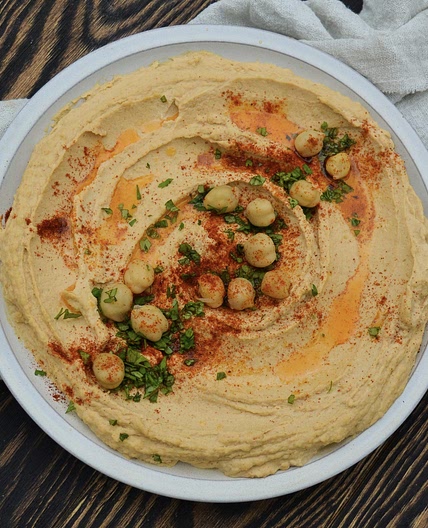 Creamiest Oil-Free Hummus