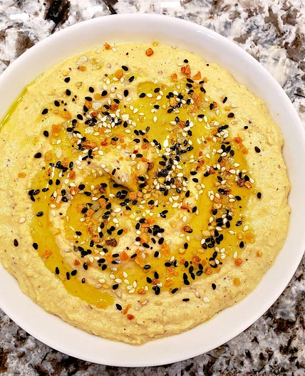 Roasted garlic hummus