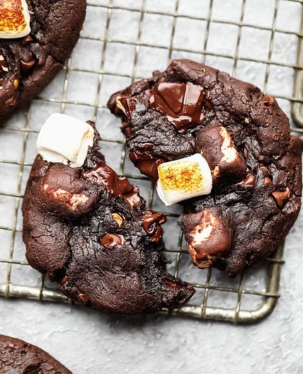 Chocolate Marshmallow Cookies