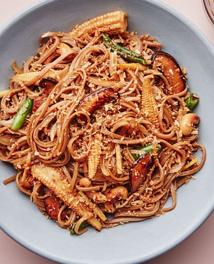 Coconut, Ginger, and Mushroom Noodles