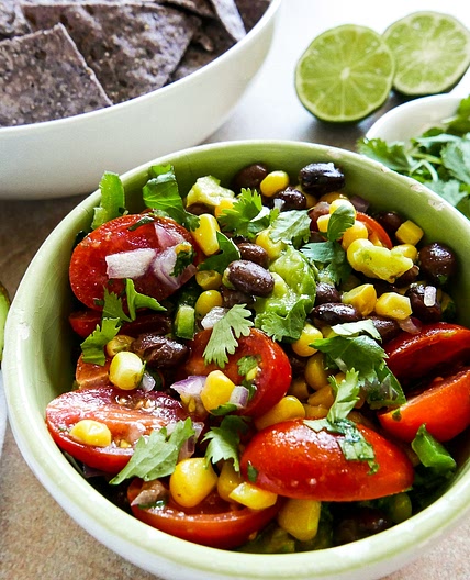 Black Bean Corn Avocado Salsa