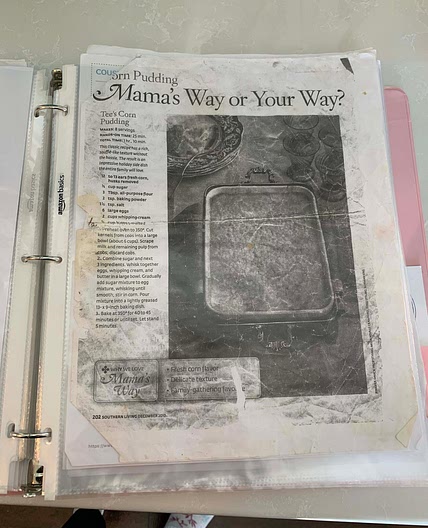 Aunt Suzie’s Corn Pudding 