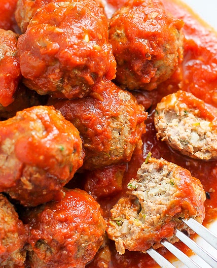 Baked Turkey Zucchini Meatballs