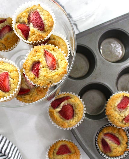 Strawberry Breakfast Muffins | Anti-Inflammatory, Gluten-Free, Sugar-Free