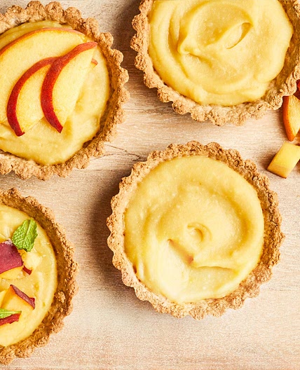 Mini Peach Tarts