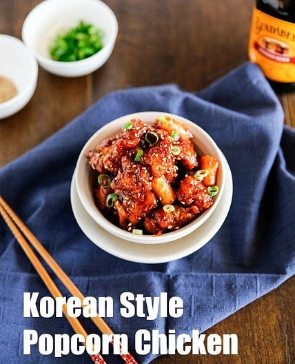 Korean Style Popcorn Chicken
