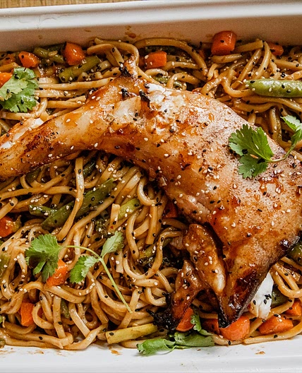 Grilled Halibut Collar