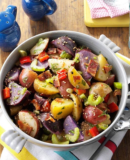 Red, White & Blue Potato Salad