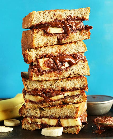 Grilled Nutella Banana Sandwich