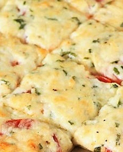 CRESCENT ROLL TOMATO-BASIL SQUARES